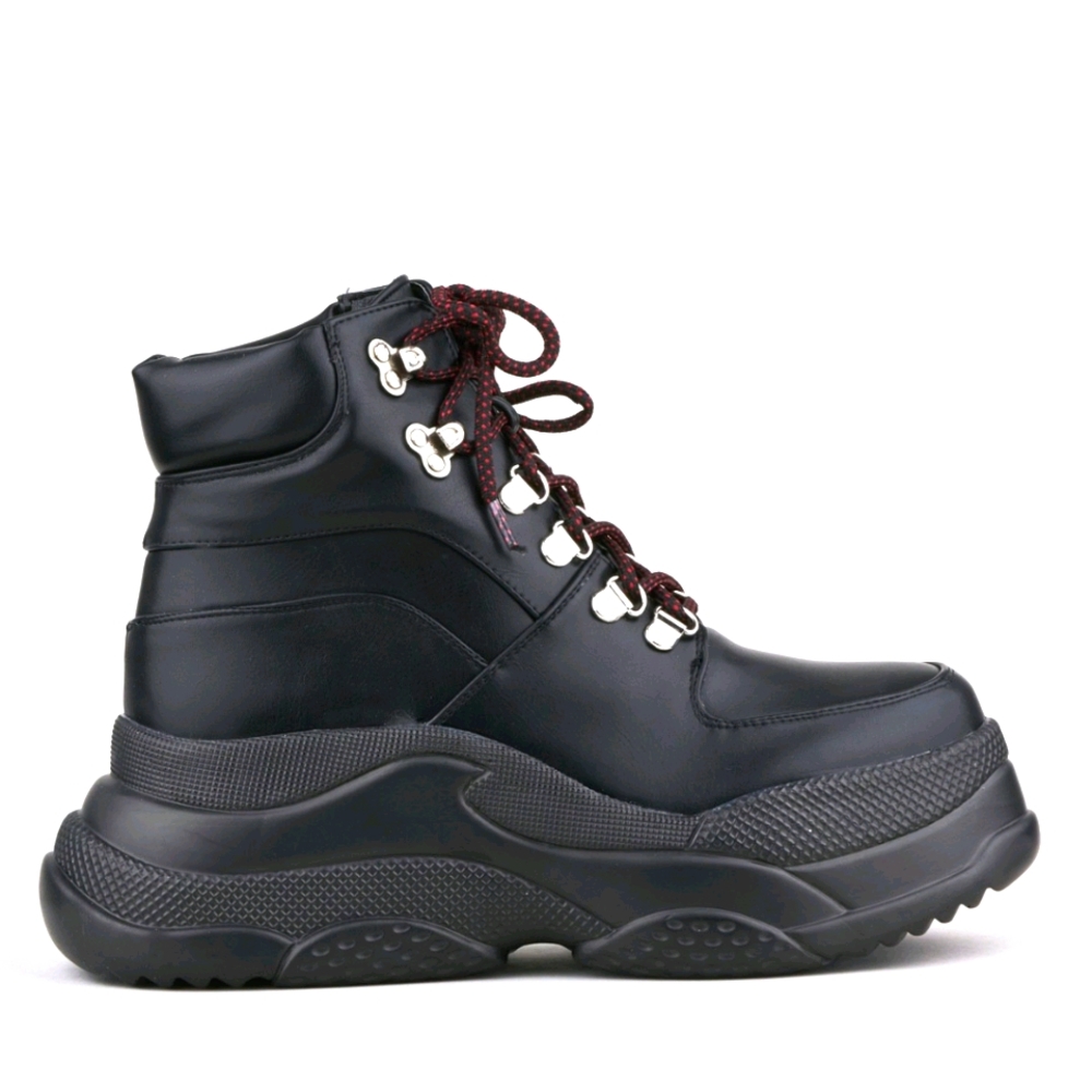 Lamoda Strider ankle boots chunky lace up